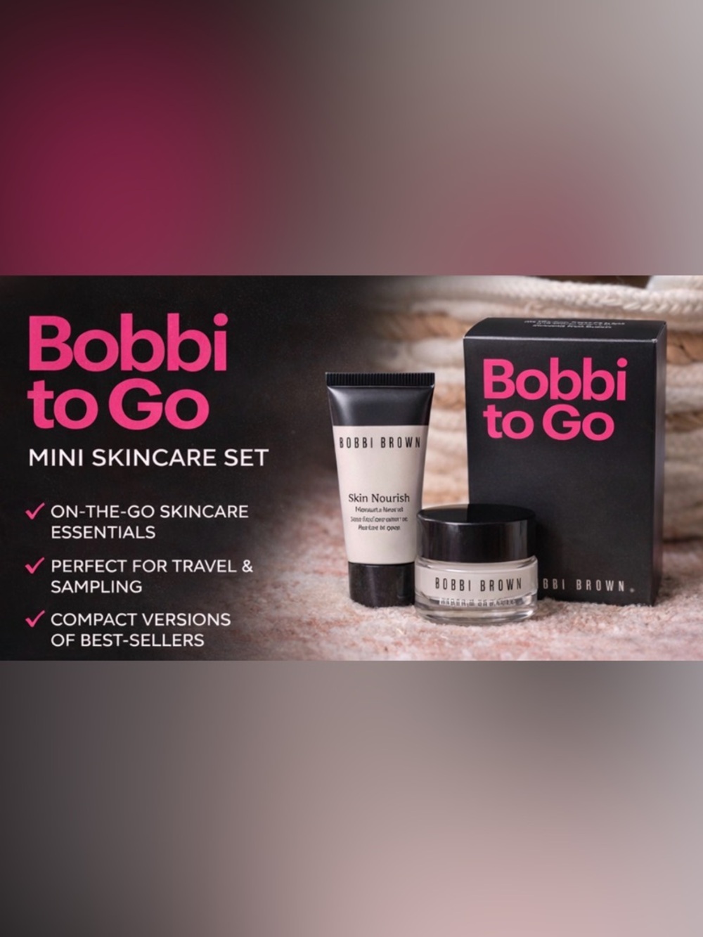 Bobbi Brown Skin Nourish Moisturizer - Beige & Black Tube